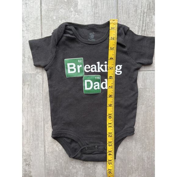 Baby Boy Girl BREAKING DAD Breaking Bad Chemistry One Piece Outfit Bodysuit 3-6m - Picture 5 of 6